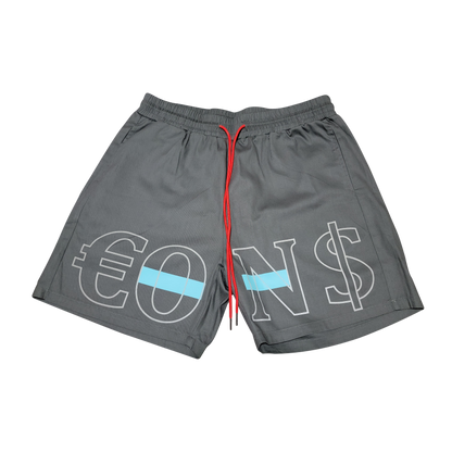 €ON$ Money Shorts - Gray