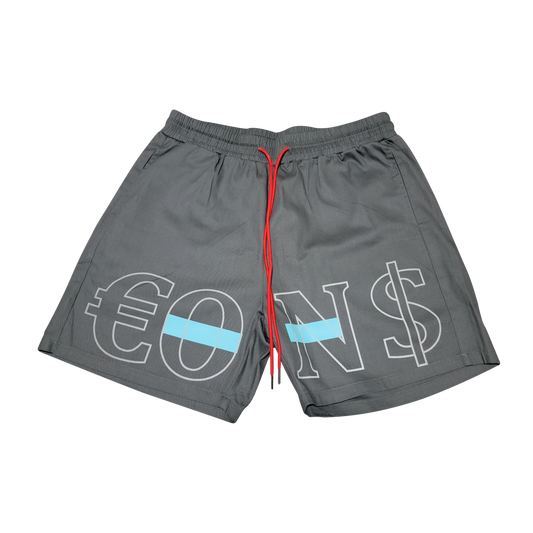 €ON$ Money Shorts - Gray